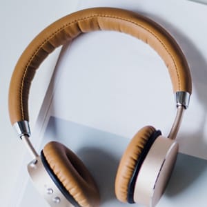 Brown Headphones